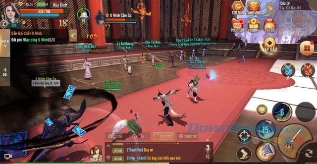 Giao diện game Thiên Hạ Gamota