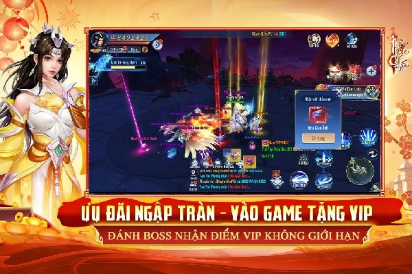 Đánh Boss nhận điểm VIP không giới hạn