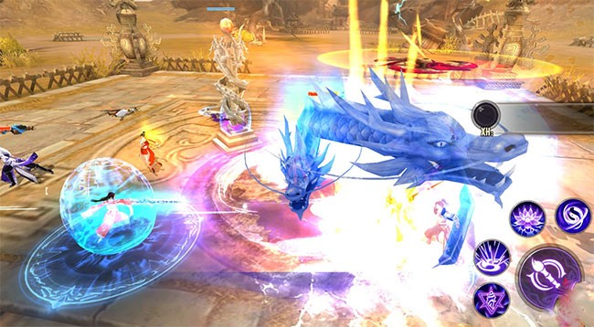 PK với hiệu ứng và kỹ năng vô cùng đẹp mắt