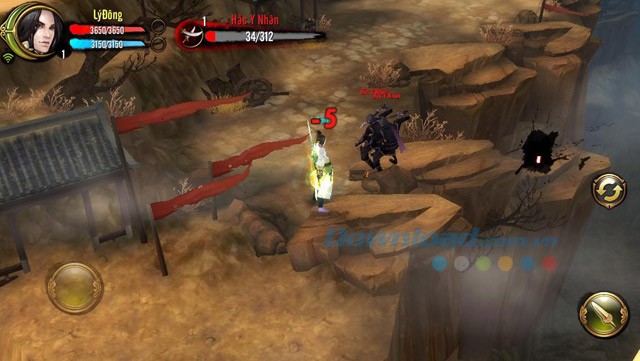 Giao diện chơi game Thiên Long Bát Bộ 3D