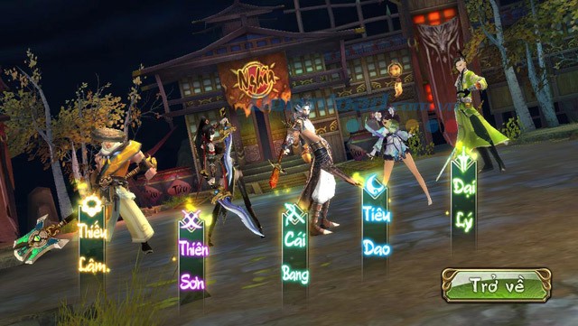 Môn phái trong game Thiên Long Bát Bộ 3D