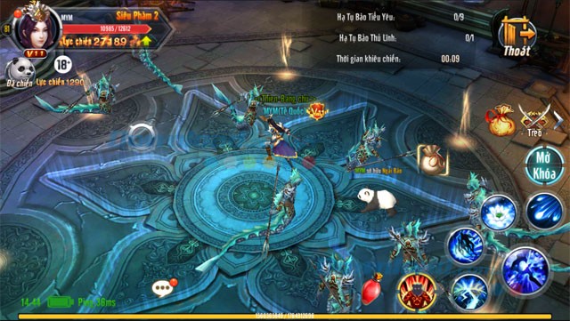 Giao diện game Thiên Tử 3D