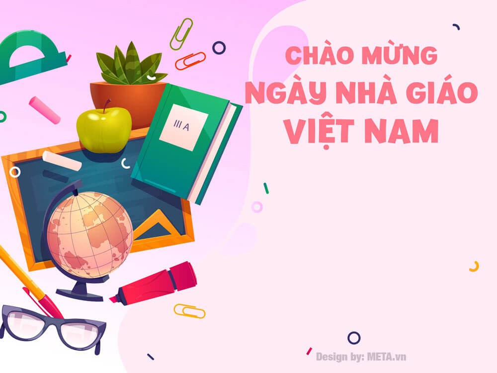 Mẫu thiệp Chúc mừng ngày Nhà giáo Việt Nam 20-11
