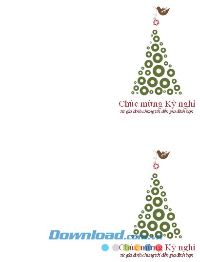 Thiệp chúc mừng ngày lễ phong cách hoài cổ