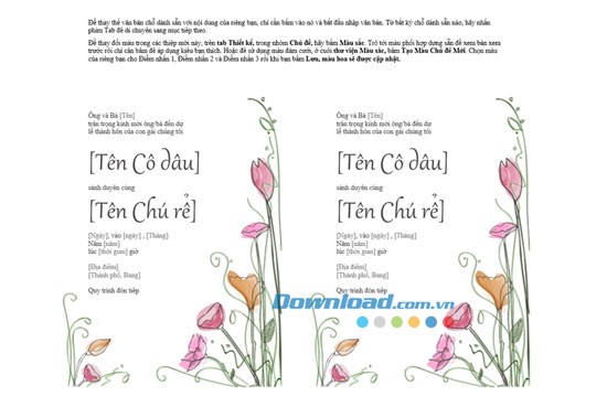 Thiệp mời đám cưới