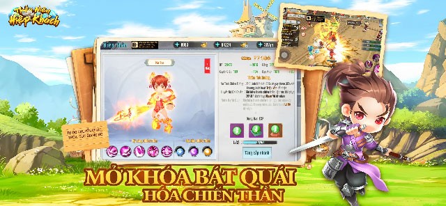 Mở khóa bát quái hóa chiến thần