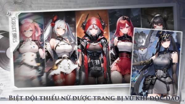 Biệt đội thiếu nữ được trang bị vũ khí độc đáo
