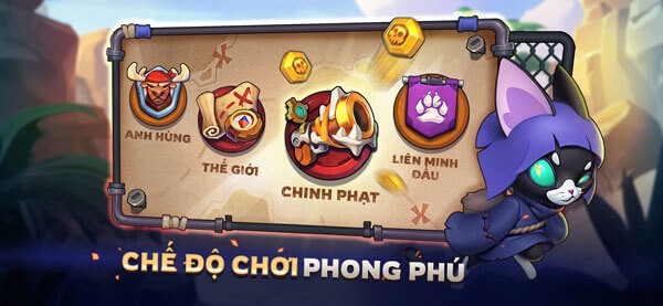 Chế độ chơi cực ký phong phú