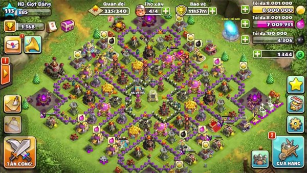 Xây dựng tháp phòng thủ