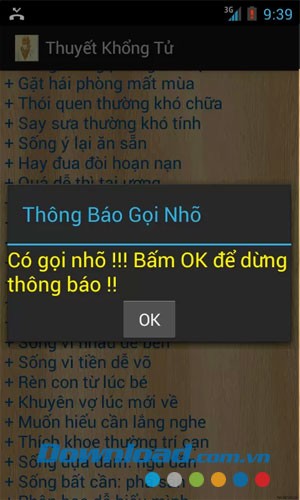 Thông báo cuộc gọi nhỡ for Android