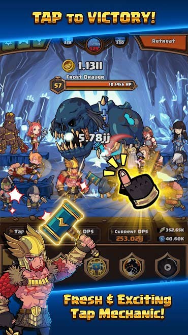 Thor: War of Tapnarok có cơ chế điều khiển chạm mới lạ và thú vị