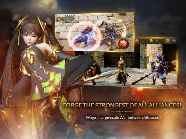 Tham gia cuộc chiến liên minh quy mô lớn và trở nên mạnh mẽ