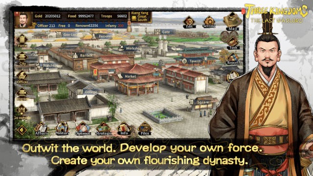 Tập hợp các vị tướng, xây dựng đế chế của riêng bạn trong game Three Kingdoms The Last Warlord