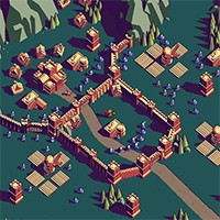 Thronefall 1.0: Xây dựng vương quốc, Game thủ thành đơn giản