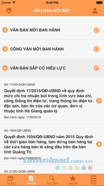 Văn bản nổi bật