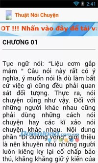 Thuật nói chuyện for Android