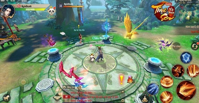 Giao diện chính của Thục Sơn Kỳ Hiệp