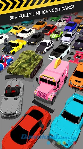 Mở khóa hơn 50 siêu xe trong game Thumb Drift