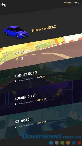 4 kiểu địa hình đua xe