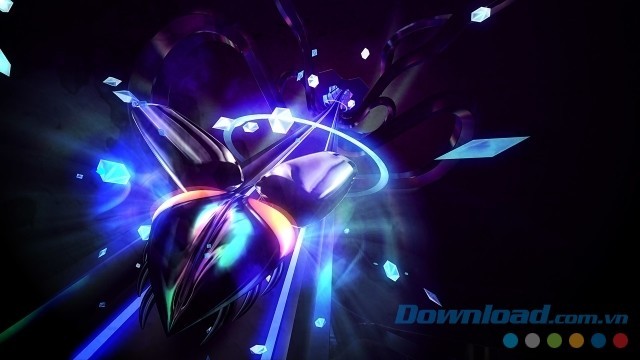 Điều khiển bọ cánh cứng di chuyển thật chuẩn xác trong game nhịp điệu Thumper cho máy tính