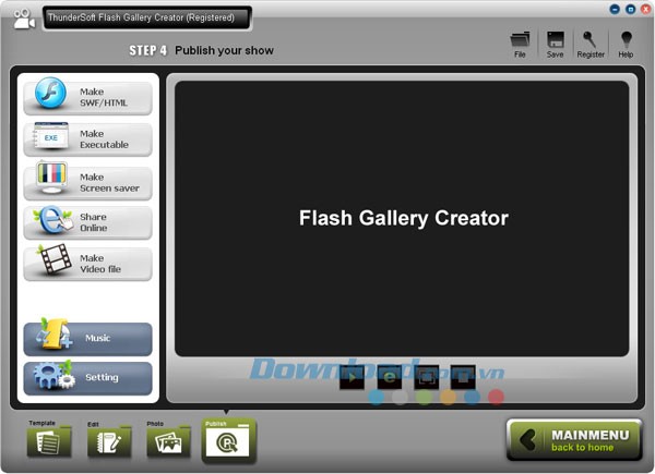ThunderSoft Flash Gallery Creator