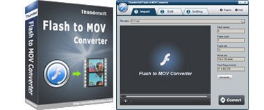 ThunderSoft Flash to MOV Converter