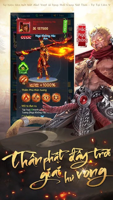 Thoải mái tăng cường kỹ năng nhân vật