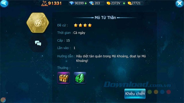 Phó bản Mỏ Tử Thần