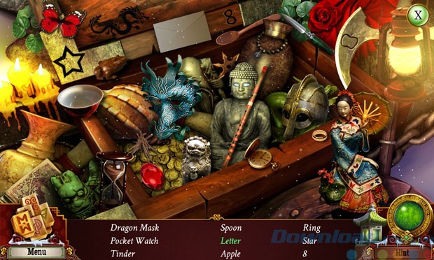 Cảnh tìm đồ trong game Tibetan Quest: Beyond The World's End