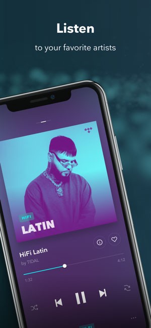 Nghe nhạc yêu thích trên TIDAL app