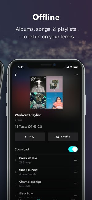 Tải và nghe nhạc offline