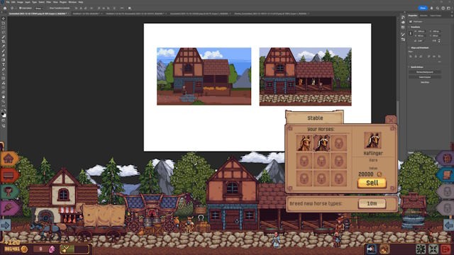 Tidehaven game cung cấp rất nhiều vật phẩm trang trí đa dạng
