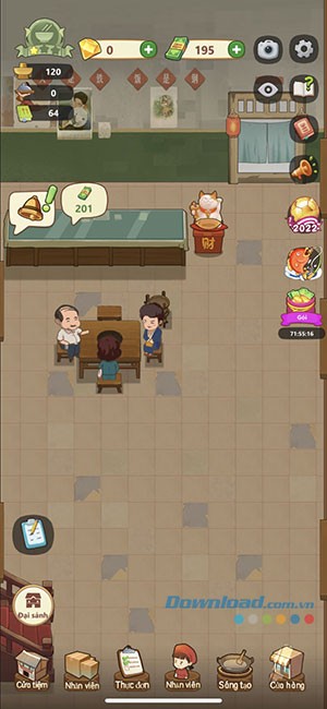 Game mô phỏng quản lý nhà hàng lẩu - Tiệm Lẩu Đường Hạnh Phúc