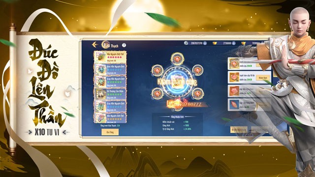 Đúc Đồ Lên Thần - X10 Tu Vi