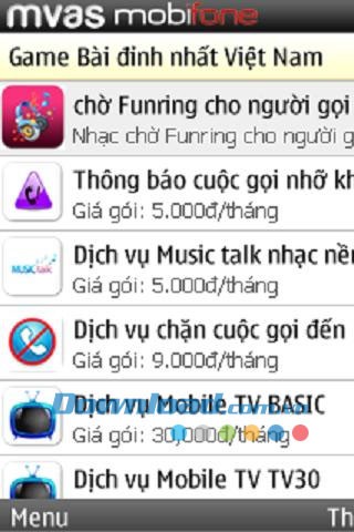 Tiện ích của Mobifone for Android