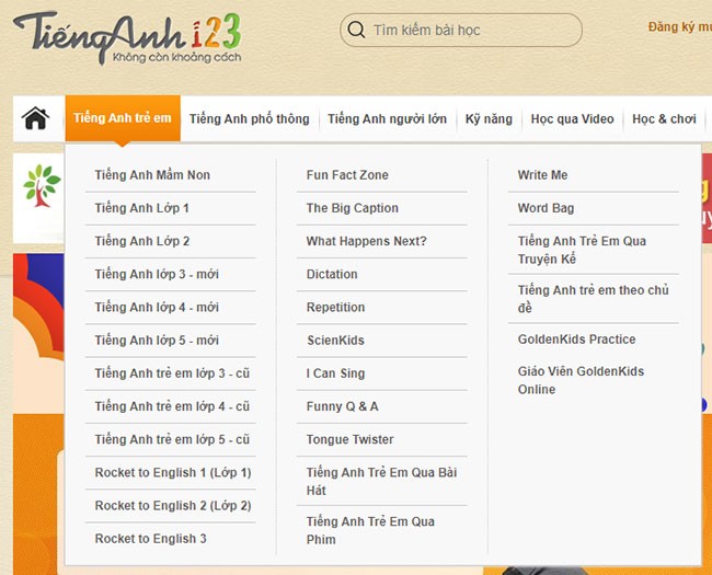 Học tiếng Anh miễn phí