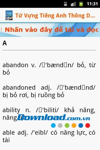 Tiếng Anh thông dụng for Android