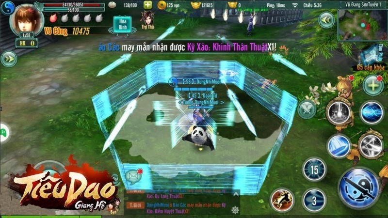 Hiệu ứng kỹ năng của Tiêu Dao Giang Hồ