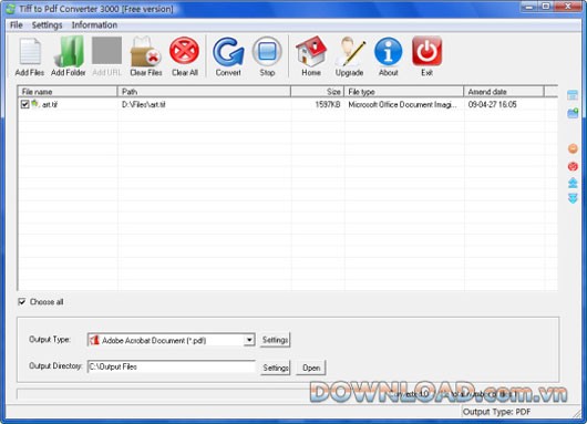 Tiff to Pdf Converter 3000