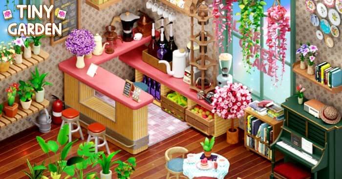 Tile Garden: Tiny Home Design là trò chơi giải đố xếp gạch match-3 và thiết kế nhà