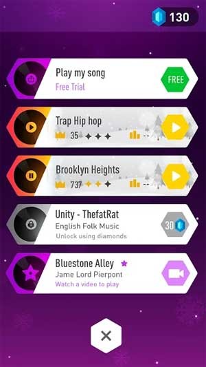 Tiles Hop có nhiều chế độ chơi hấp dẫn