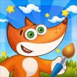 Tim the Fox Paint - Ứng dụng tô màu giúp bé phát triển kỹ năng
