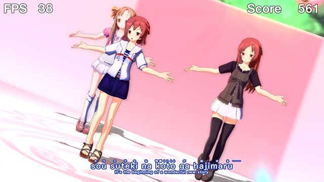 Game sự góp mặt của các nhân vật trong cuốn visual novel Time Leap Paradise