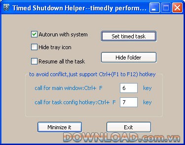 Timed Shutdown Helper