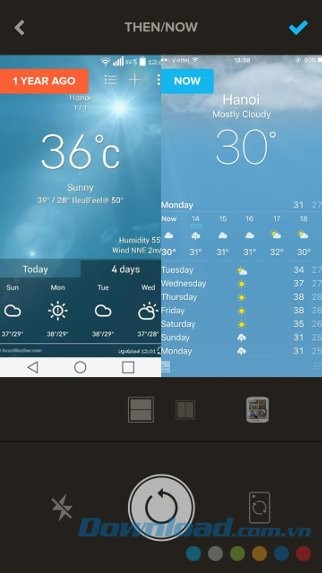 So sánh ảnh cũ/mới