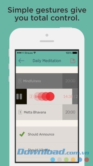 Điều khiển Timerlist cho iOS đơn giản