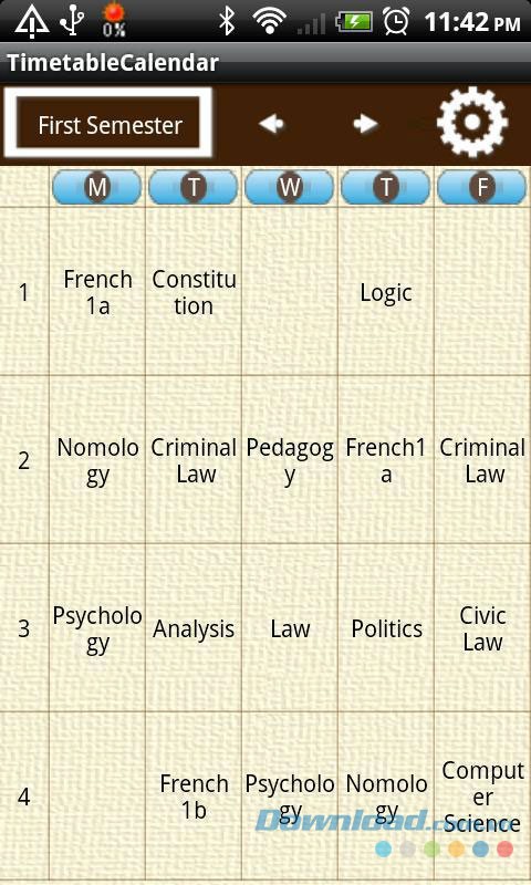 TimetableCalendar for Android