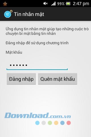 Tin nhắn mật for Android