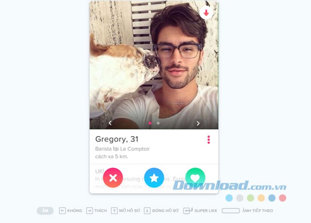 Xem hồ sơ bạn mới