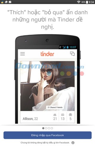 Tinder cho android